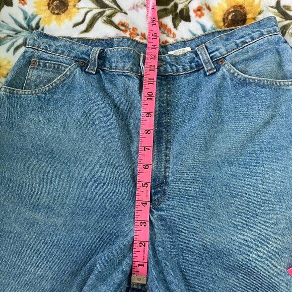 Vintage Levi’s 816 Jeans Mens 34 White Tag Tab Blue Cotton Classic 5 Pocket - Picture 5 of 11